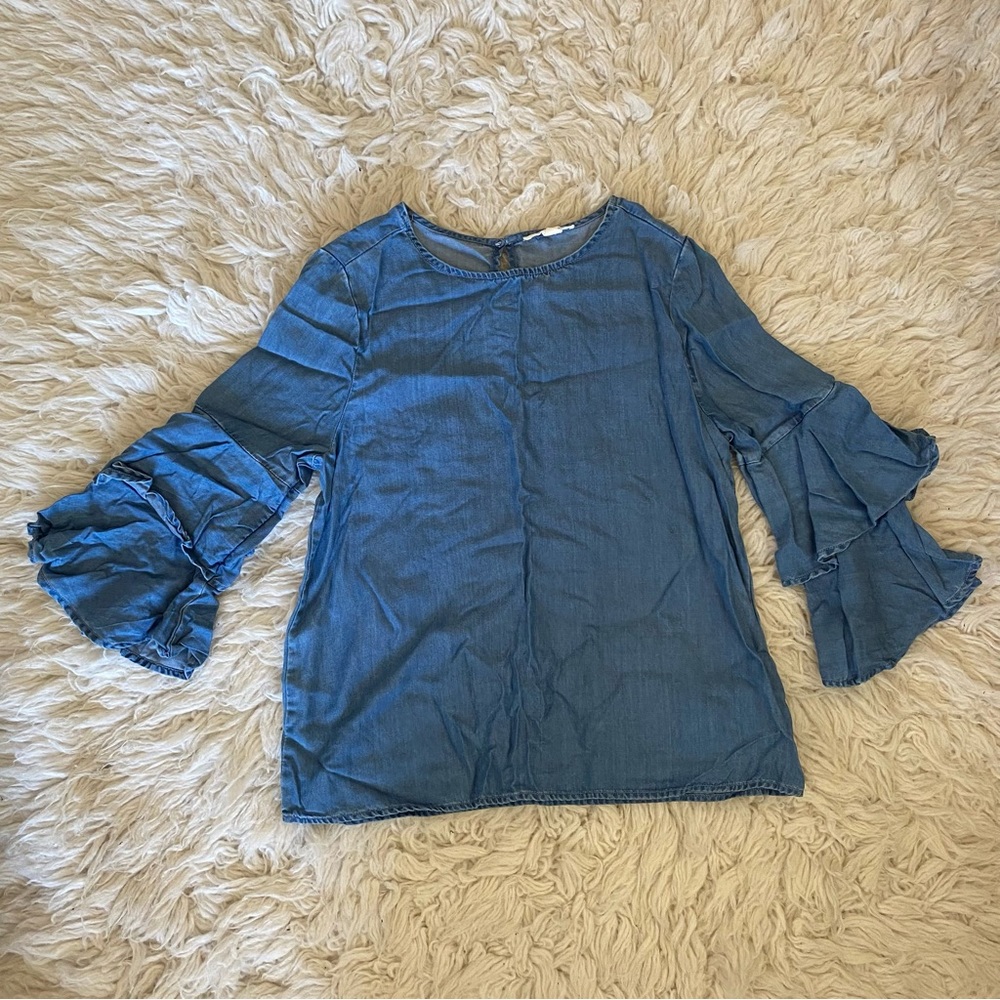 Flare sleeves top